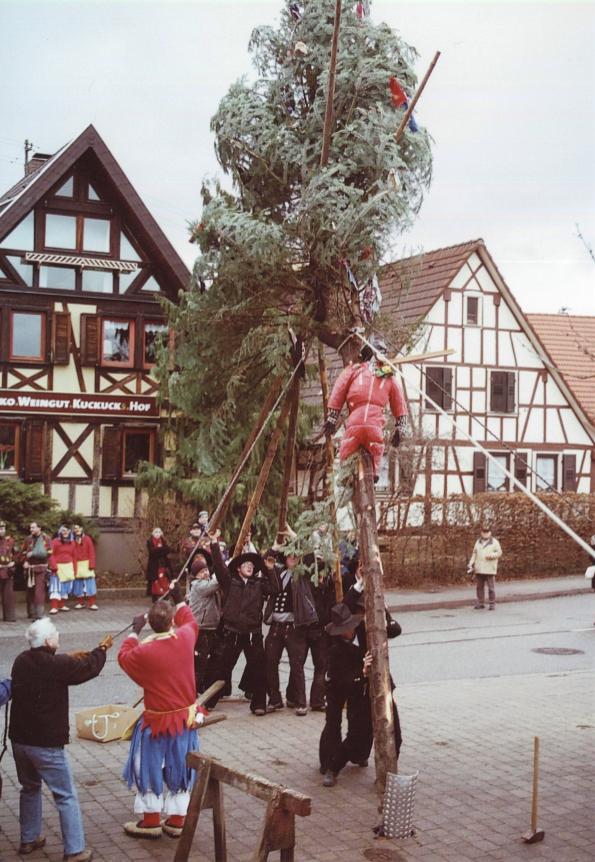 Narrenbaumstellen Ittersbach 2012