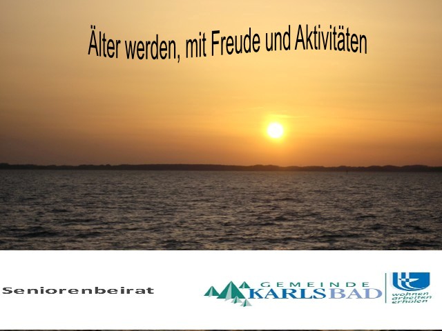 Sonnenuntergag mit Text