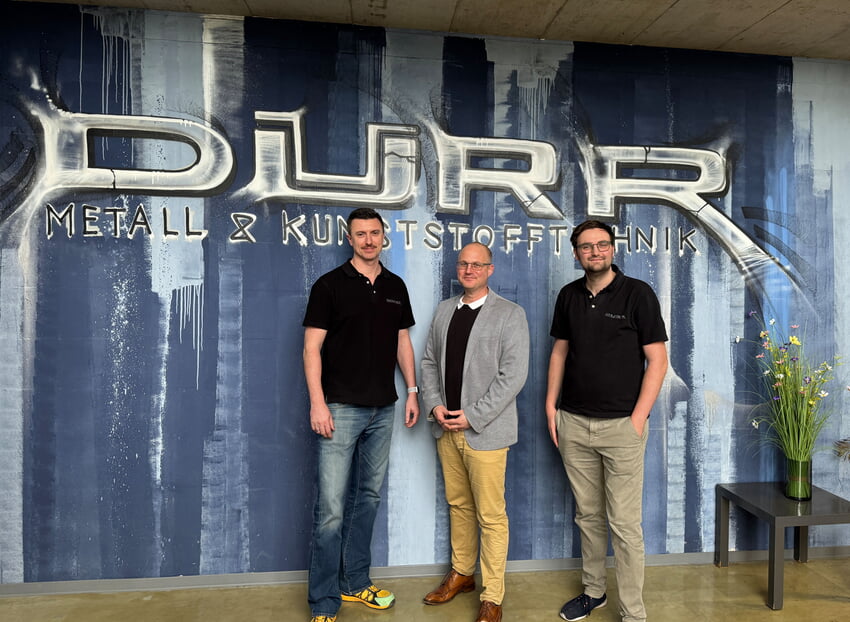 (v.l.n.r) Daniel Schäfer, Tobias Brehm, Michèl Dürr