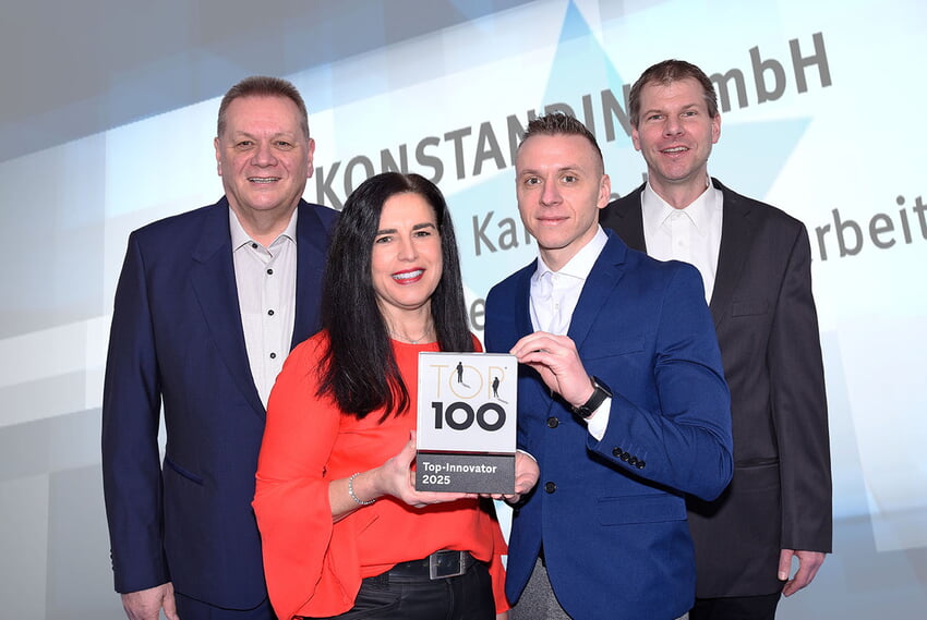 (v.l.nr.r) Jörg Konstandin, Elke Kraft, Jonas Konstandin, Matthias Kraft | Foto: Konstandin GmbH