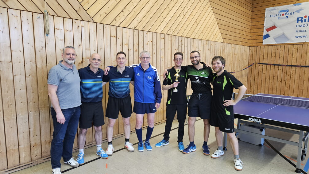 v.l. Jörg Hamannt, Michael Kimmich, Steffen Kallina, Peter Elze,Thomas Volz-Adler, Roberto Fernandes, Tobias Junginger