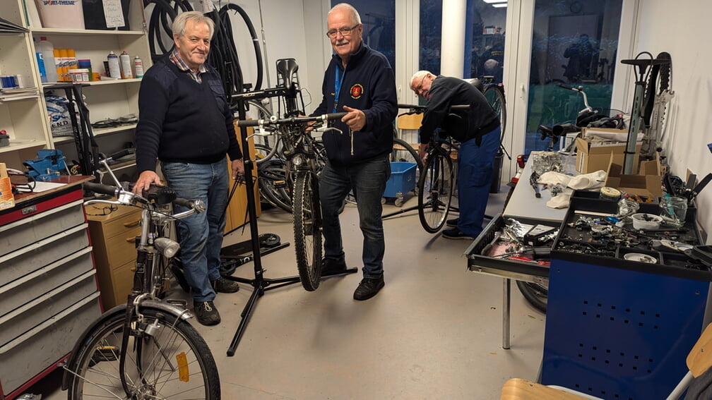 Fahrradwerkstatt für Geflüchtete in Neurod