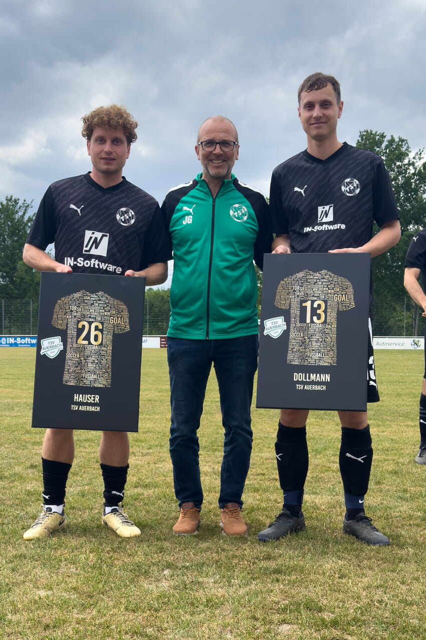 Verabschieden sich aus Auerbach: Valentin Hauser und Samuel Dollmann
