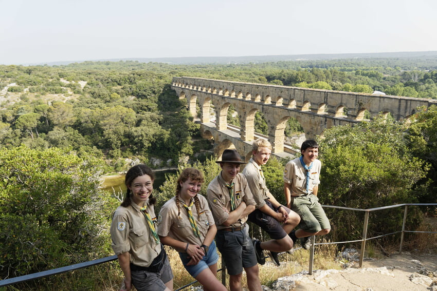 Am Pont du Gard
