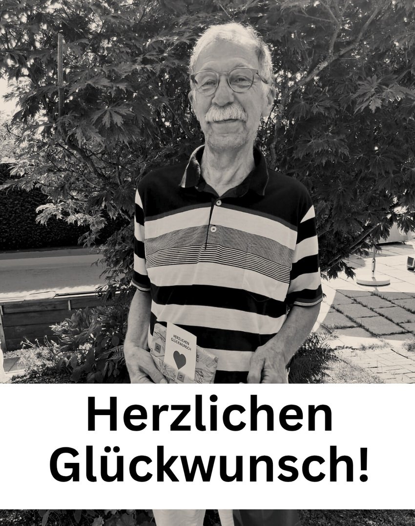 Herzlichen Glückwunsch an Fredy Hesselschwerdt!