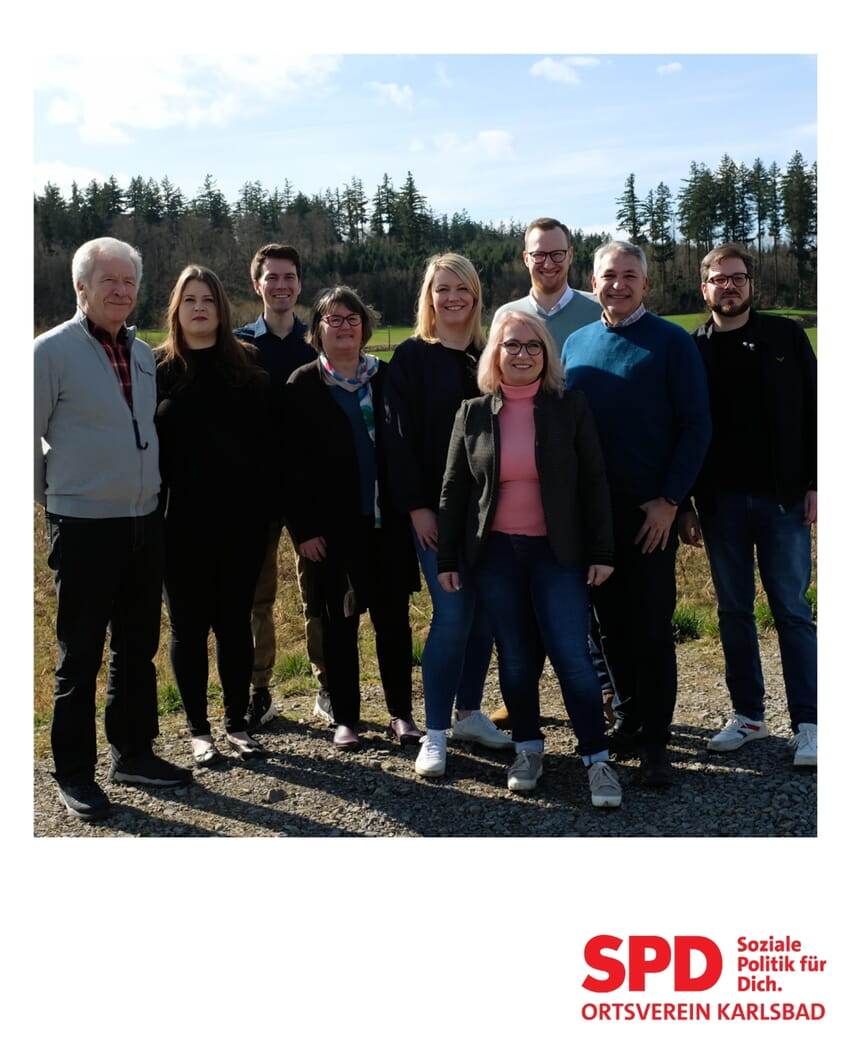 SPD Karlsbad Vorstand im Frühjahr 2024