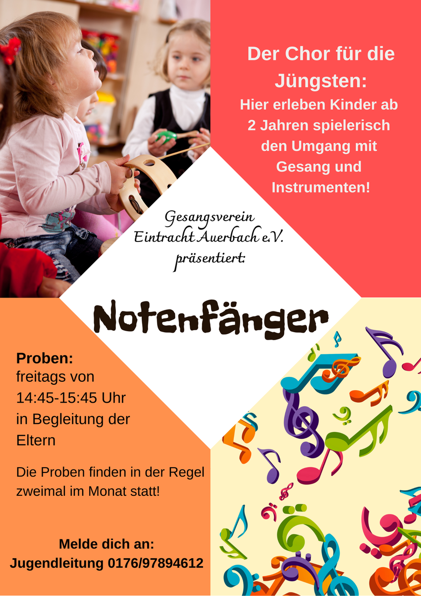 Probenbeginn ist wieder am 19.09.! Singleitung Juliane Volmerhausen-Brecht
