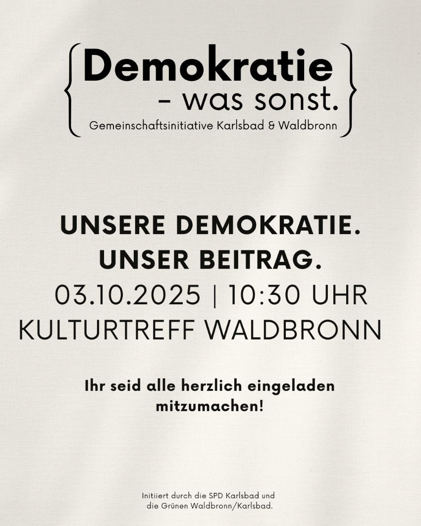 Wir machen mit - vorbei kommen und mit machen!