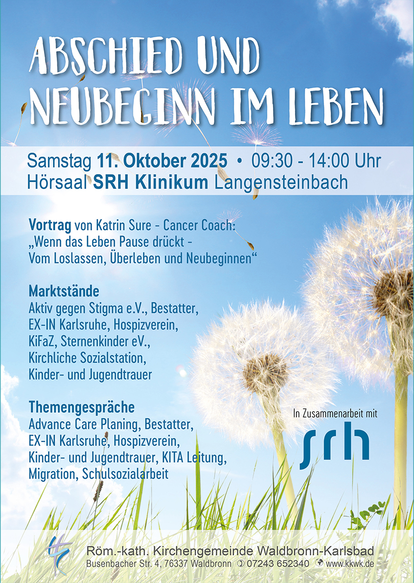 Programm siehe Homepage und Flyer in den Kirchen