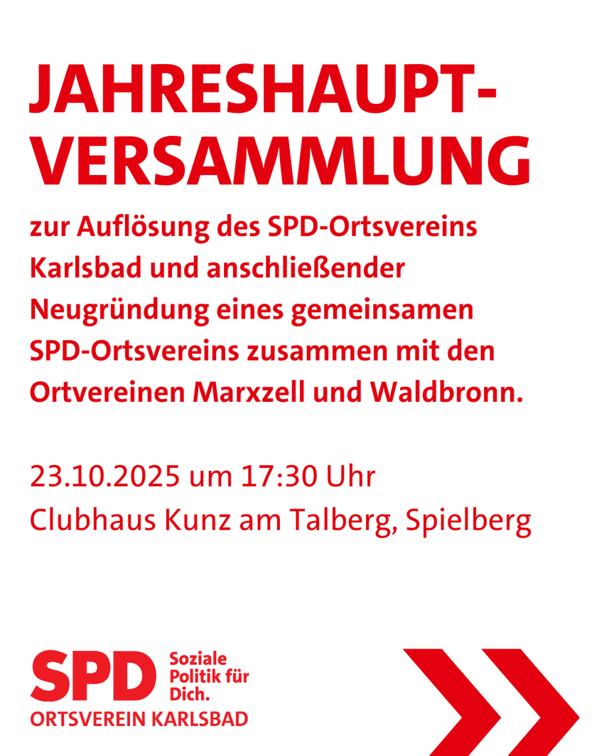Einladung JHV 2025