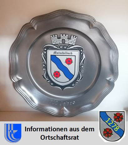 Wappenteller aus dem Jahr 1978 (700-Jahr-Feier)