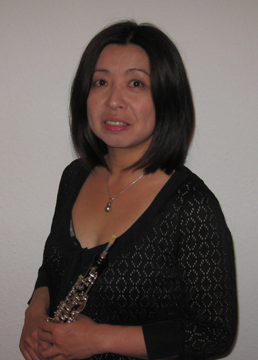 Izumi Gehrecke mit der Oboe