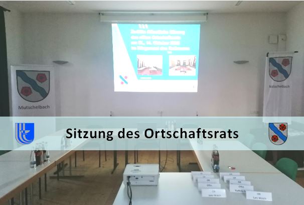 Einladung zur Ortschaftsratssitzung