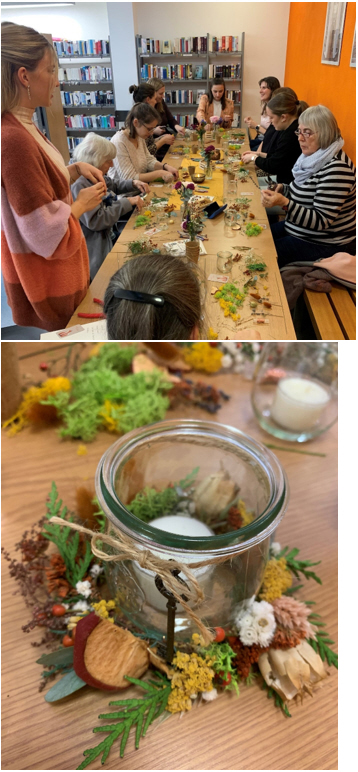 Herbstliches Windlicht