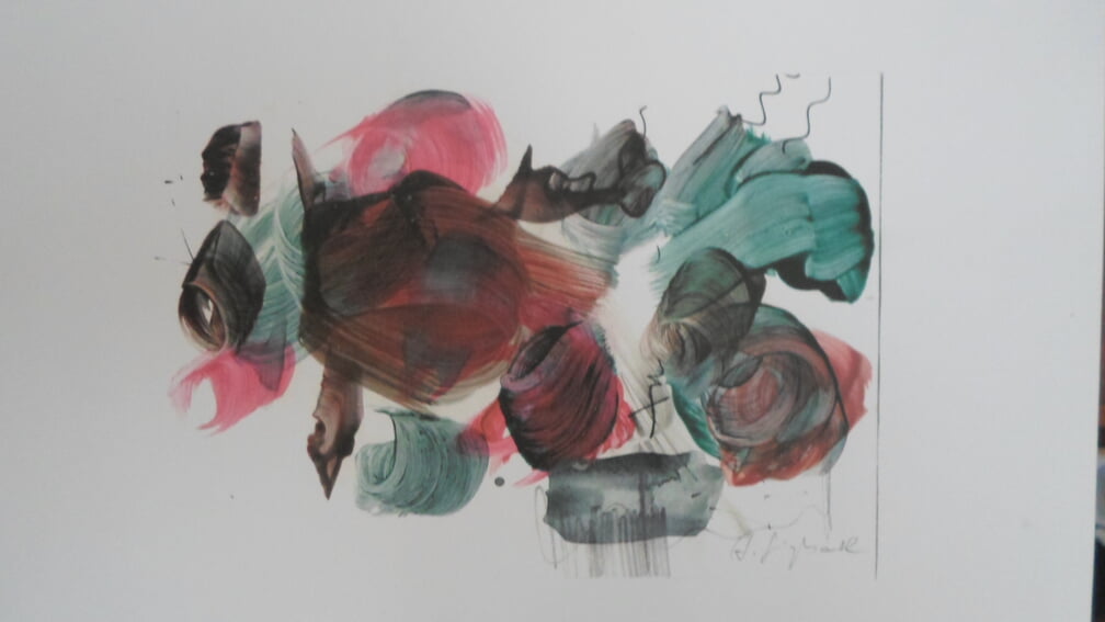 ein Beispiel für freies Arbeiten mit Form und Farbe