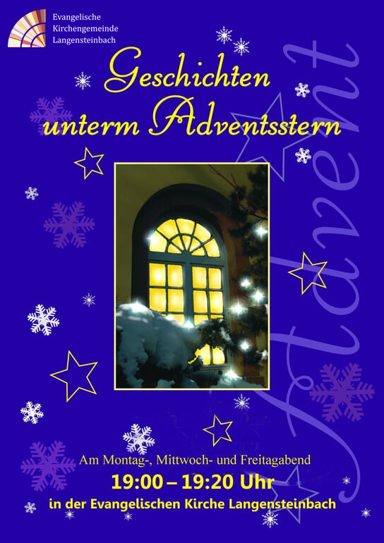 Herzliche Einladung zu den Geschichten unter dem Adventsstern