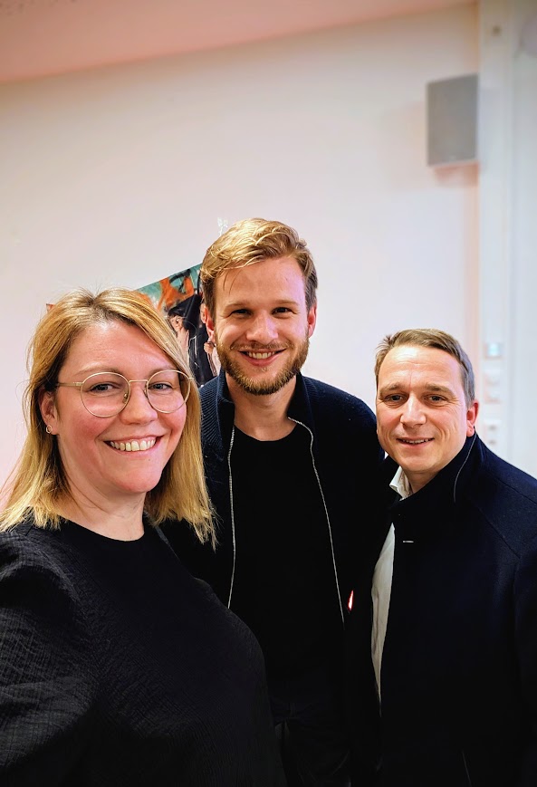 Unsere Vorsitzende Corinna Deckenhoff, Robin Mersarosch, Peter Wilk bei der interessanten Veranstaltung