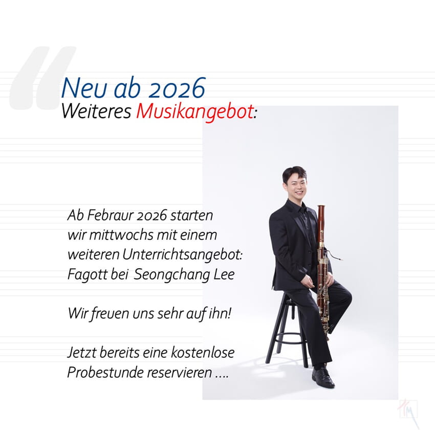 Seongchang Lee mit Fagott