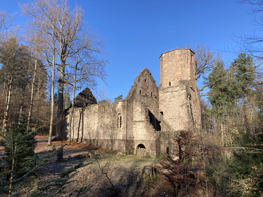 St. Barbara-Kapelle in der Wintersonne