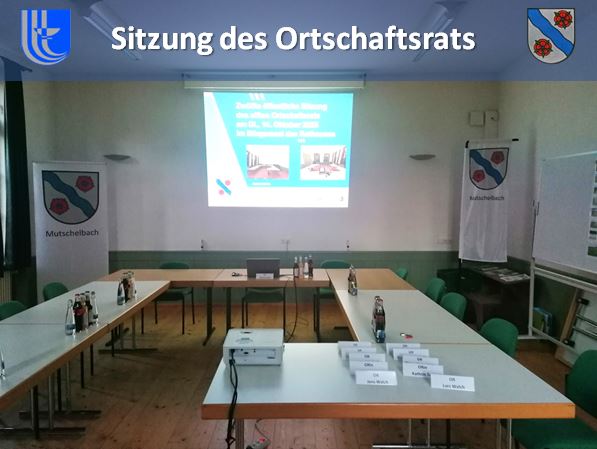 Sitzungsraum Bürgersaal im Rathaus Mutschelbach