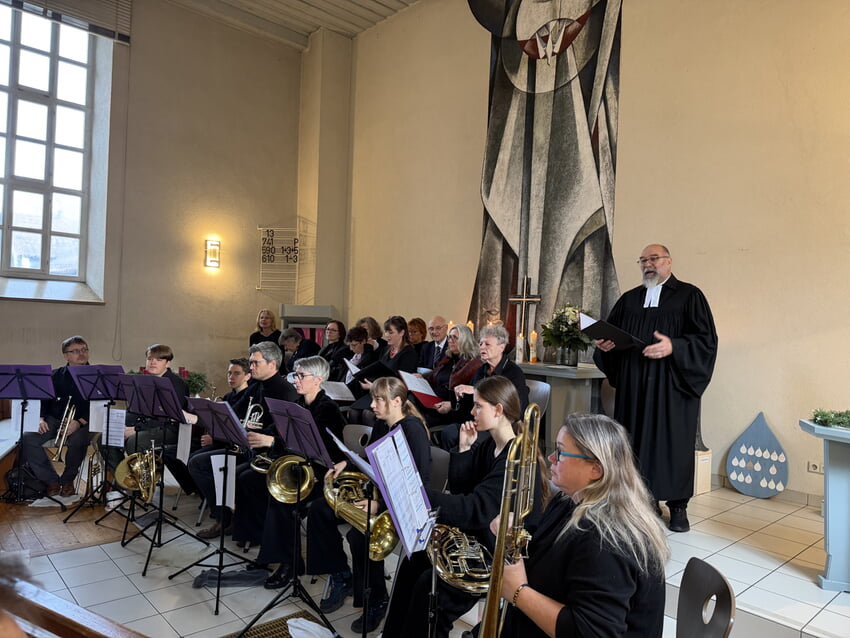 Kirchenchor und Posaunenchor