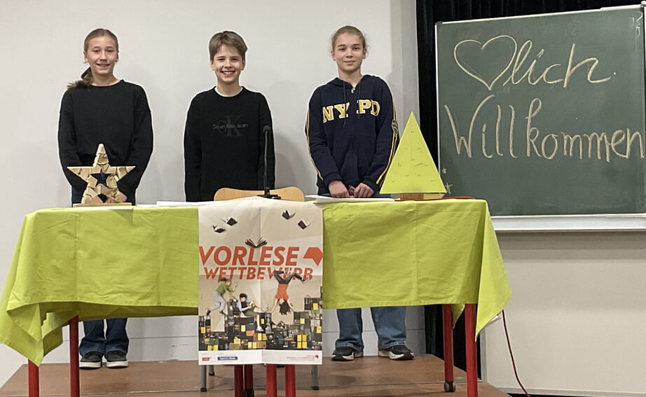 Die SiegerInnen des Vorlesewettbewerbs