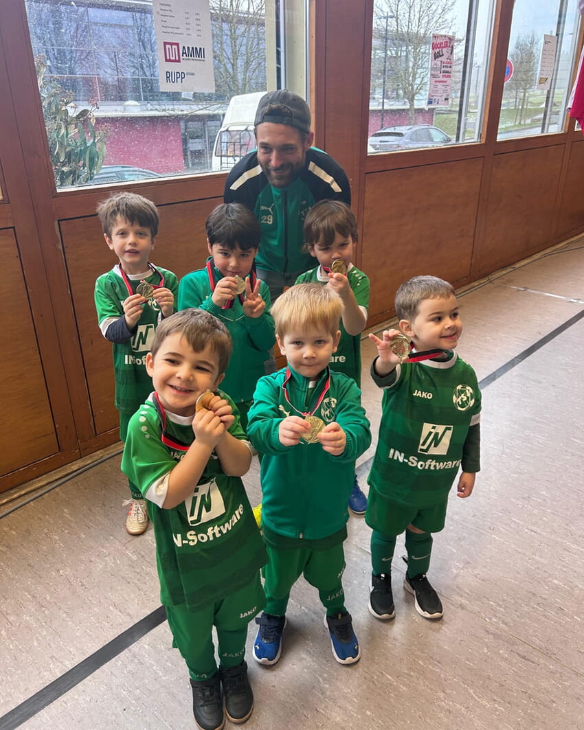 Es spielten: Silian, Ole, Liam, Luis, Jona und Nael (2 Tore)