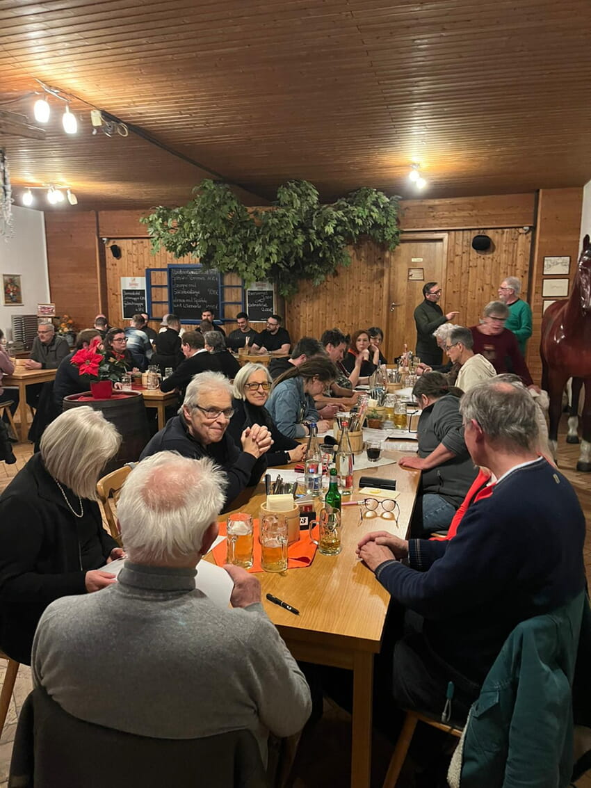2. Stammtisch war gut besucht.