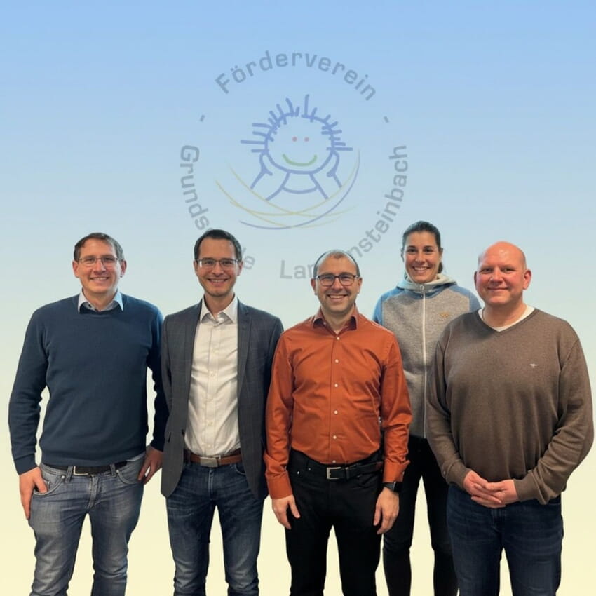 Alter und neuer Vorstand mit Schulleitung