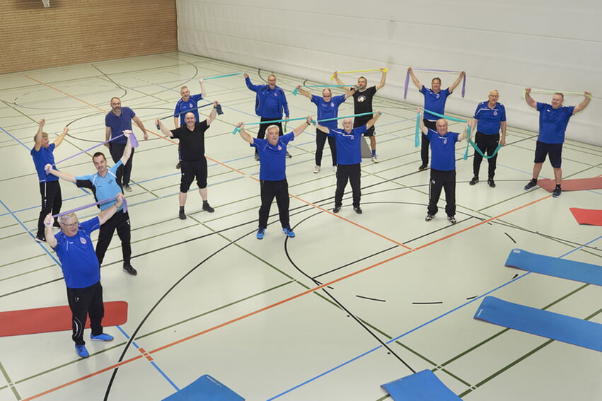 die ATSV Jederm&auml;nner in Aktion