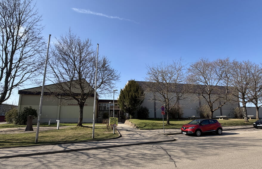 Sowohl die Schelmenbusch- als auch die Jahnhalle sollen saniert werden. Foto: Gemeinde Karlsbad