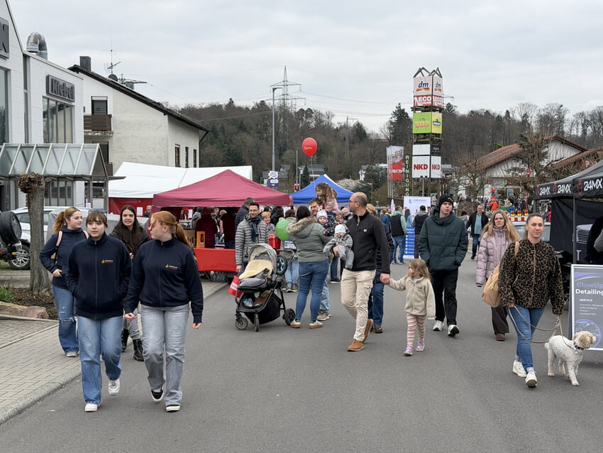 Blick auf die neue Flaniermeile. Foto Gemeinde Karlsbad