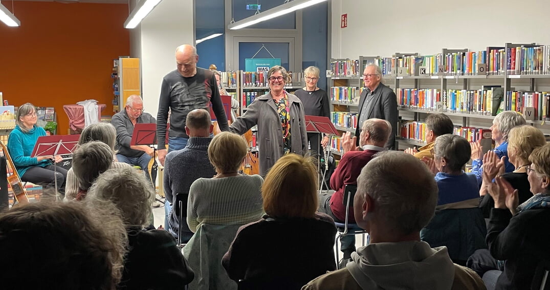 Die j&uuml;ngste szenische Lesung in der Gemeindeb&uuml;cherei drehte sich um Else Lasker-Sch&uuml;ler. Foto: Gemeinde Karlsbad