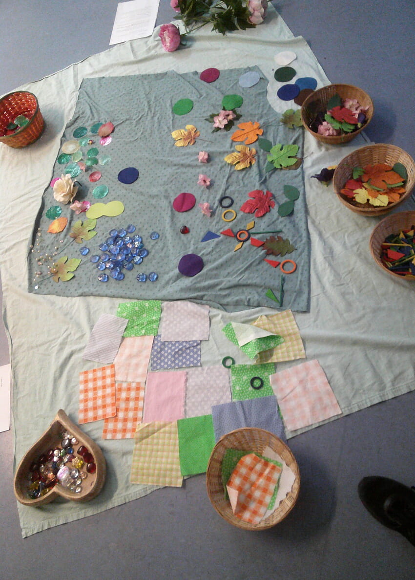 Eine Station des Ostergartens