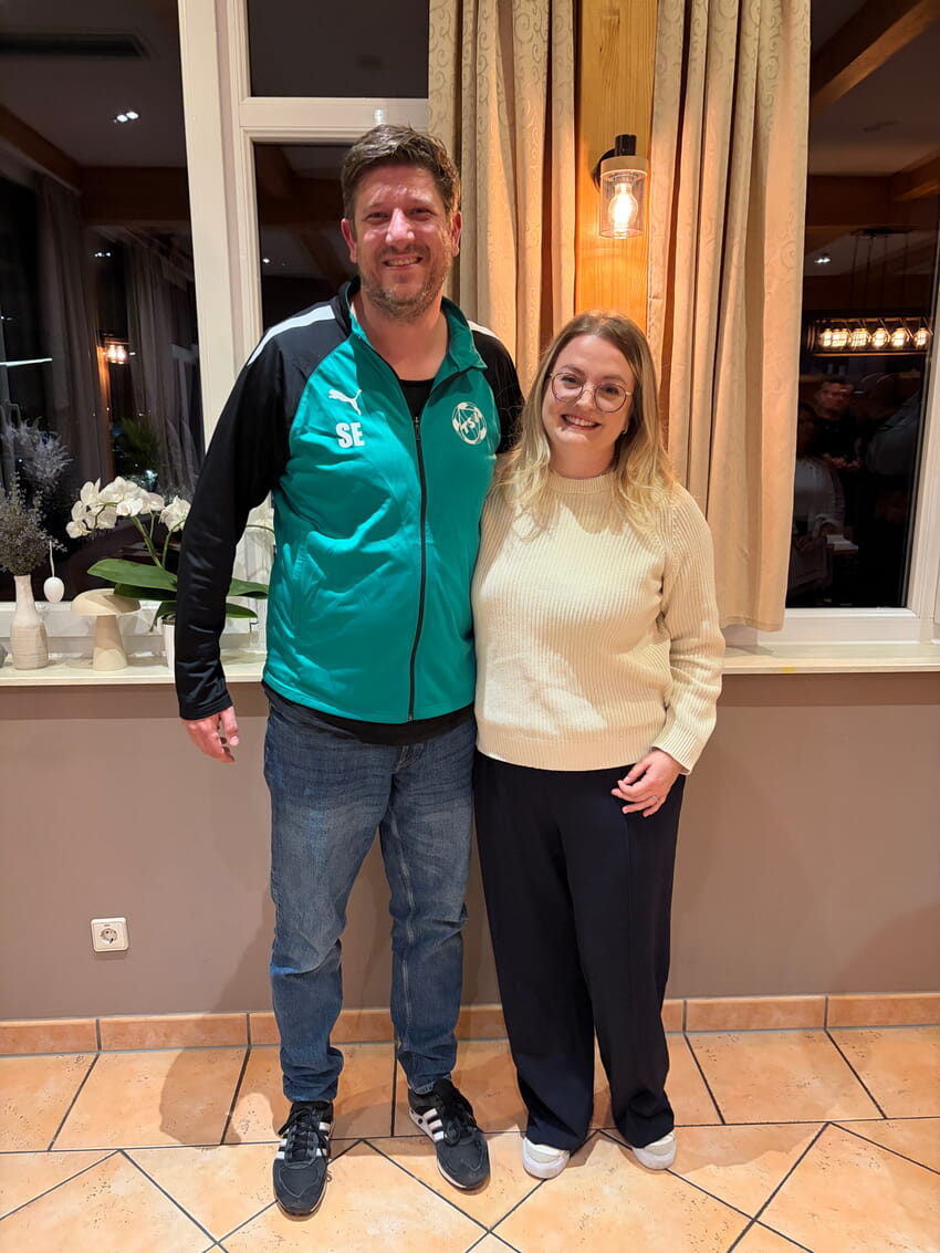 Neu gew&auml;hlt: Jugendleiter Sven Seidl und Hauptschriftf&uuml;hrerin Vanessa Bossert