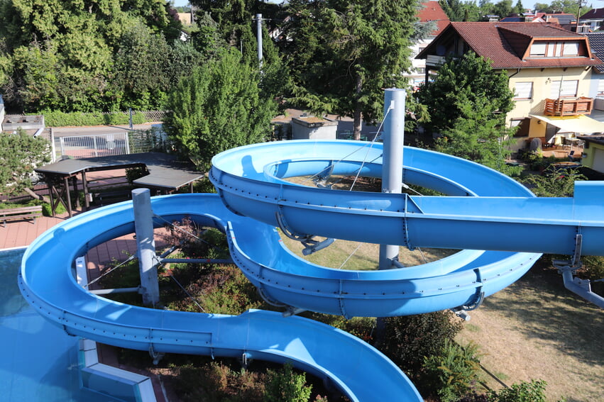 Bereit für die neue Saison präsentiert sich das Karlsbader Freibad. Foto: Archiv Gemeinde Karlsbad