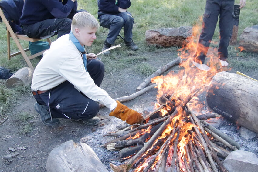 Ein wärmendes Feuer