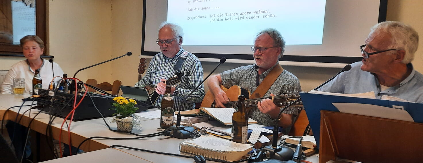 Unsere Musiker beim Offenen Singen 2025