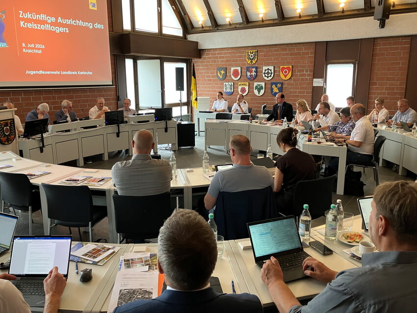 Die jüngste Bürgermeisterversammlung fand im Sitzungssaal des Rathauses in Kraichtal-Münzesheim statt.