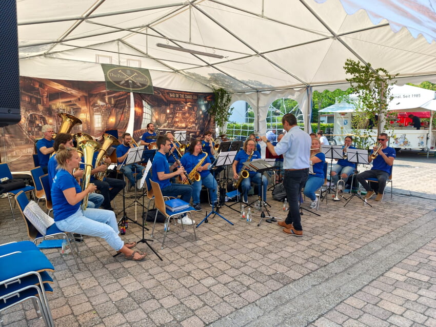 Auftritt beim Dorffest in Auerbach