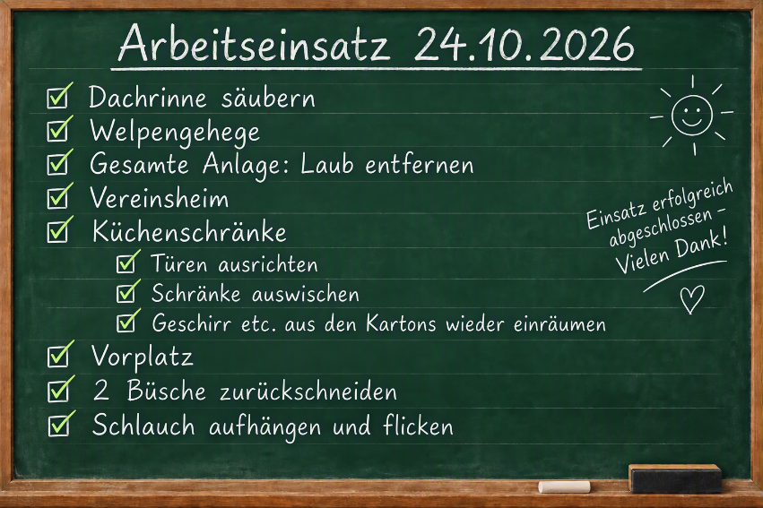 Alle Aufgaben erledigt