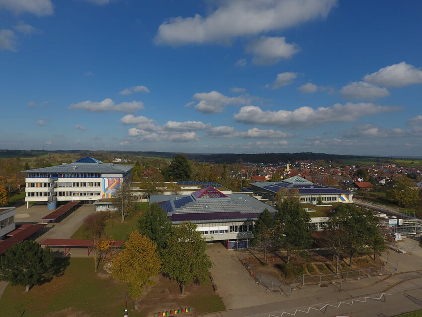 Luftbild Pintilie Realschule / Gemeinschaftsschule