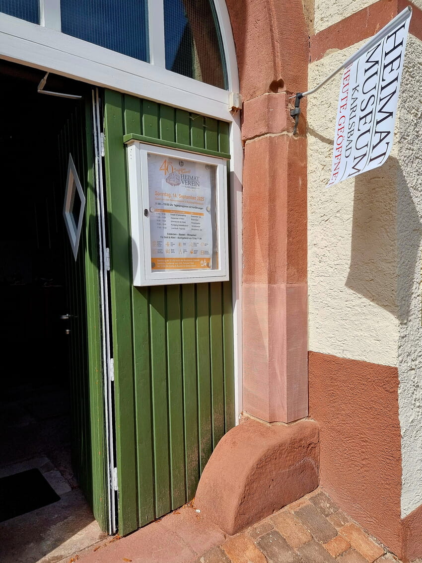 Am 1.11.26 ist das Heimatmuseum in Karlsbad-Ittersbach ge&ouml;ffnet!