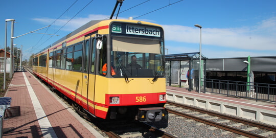 Streckensperrung auf der Linie S11 Ettlingen – Ittersbach