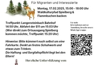 Einladung zum Ausflug des Winter-Spieletreffs