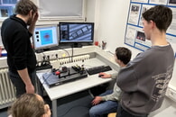 Exkursion des Physik Leistungsfachs Kl. 12  (Fr. Grau) zum KIT Schülerlabor