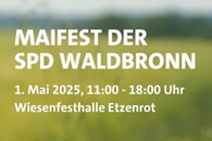 Einladung zum Maifest der SPD Waldbronn