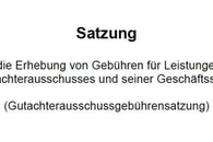 Satzung über die Erhebung von Gebühren für Leistungen des Gutachterausschusses und seiner Geschäftsstelle (Gutachterausschussgebührensatzung)