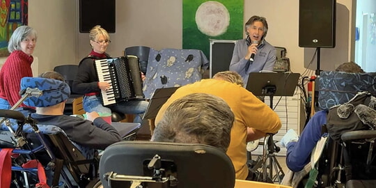 Carla und Michael live im AWO-Haus Spielberg