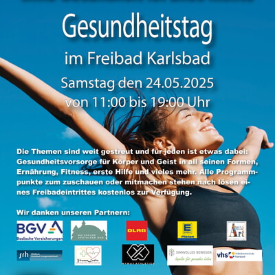 Gesundheitstag im Freibad Karlsbad 